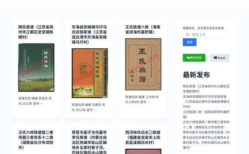 家谱数据库