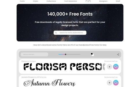 fontspace字体下载